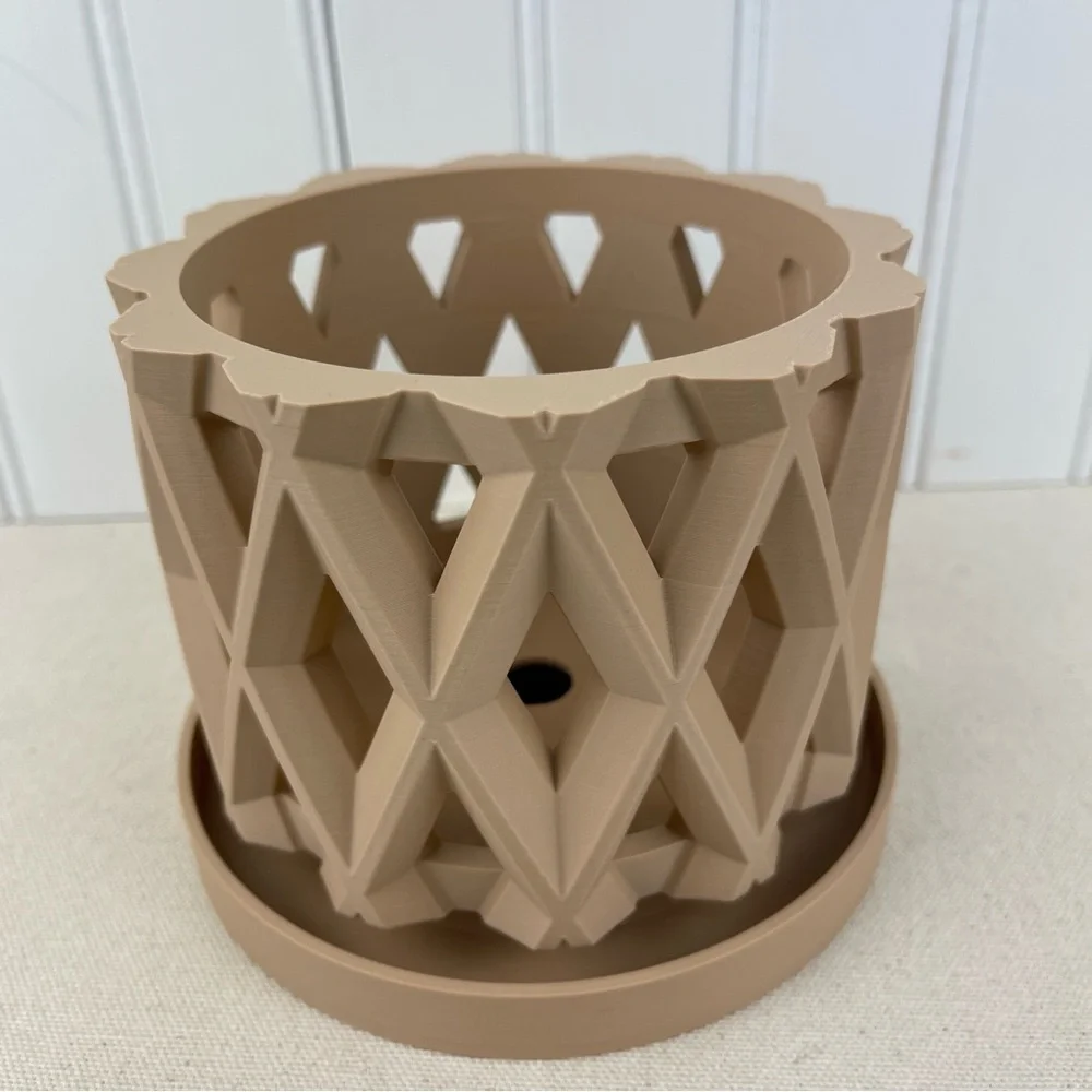 Modern Orchid Plant Pot, The Alune Orchid Planter, 3D Printed